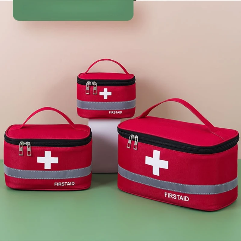 

First Aid Kit Medicine Storage Bag Portable Outdoor Rescue Bag Household Children's Large Capacity Medical Kit Storage Organizer