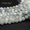 100%Natural Stone Faceted Mix Color Aquamarine Blue Round Gemstone Loose Beads For Jewelry Making DIY Bracelet Necklace 6/8/10MM 6