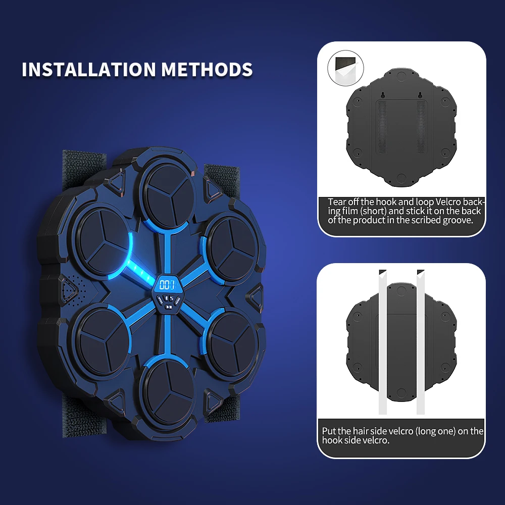 Six Target Intelligent Boxing Trainer With Wall-Mounted Children's Boxing Wall Target Boxing Machine Boxing Music Machine 6