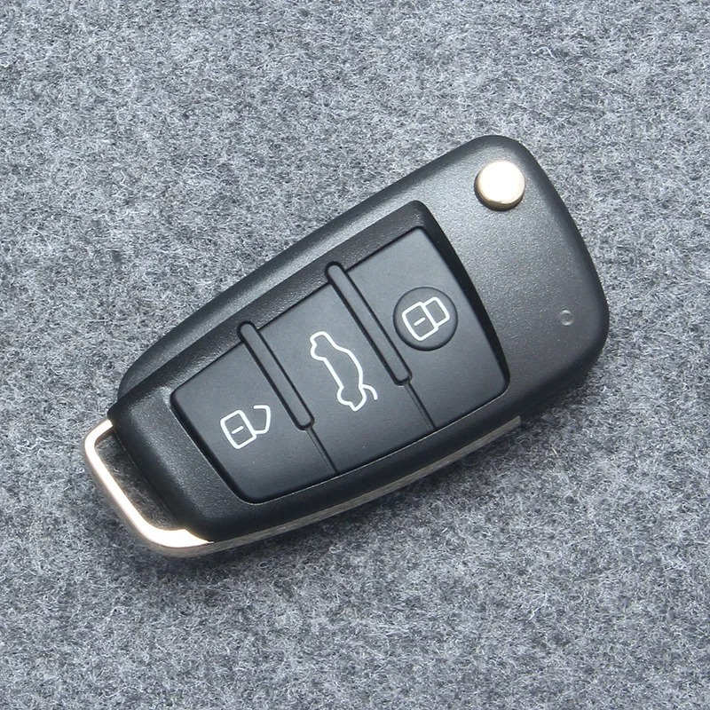 Car Key Conversion Case Remote Control 3 Buttons Remote Control Audi A2 A3 A4 A6 A6L A8 S5 Q7 TT A3 (8P1) 2006 2007 HAA HU66