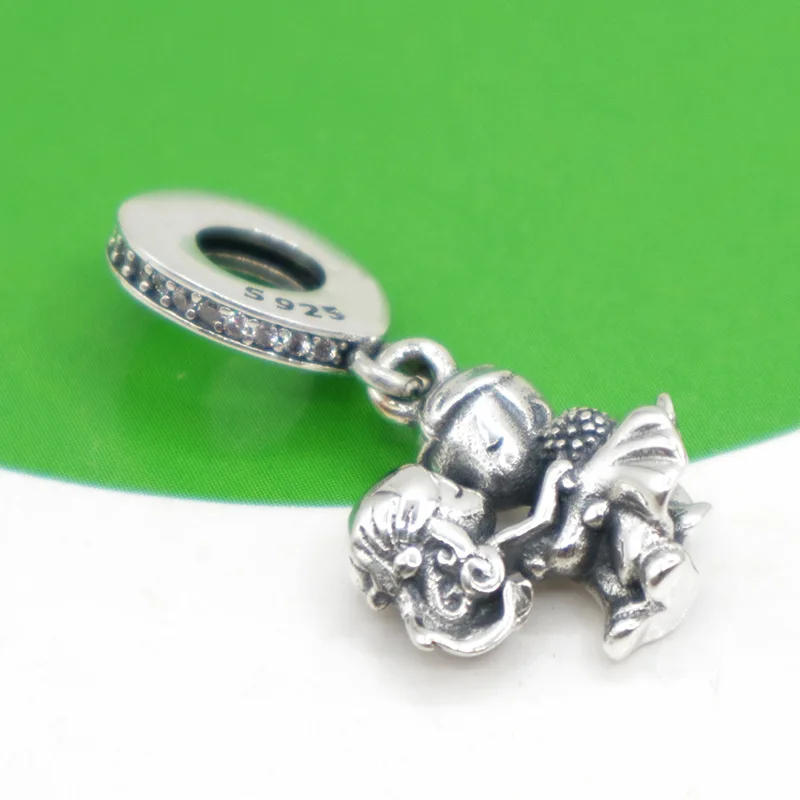 2024 New in Hot Sale Original Charm Beads Fit Brand Bracelet For Women 925 Silver Glow Discoloration Pendant Bead Jewelry Gift 2