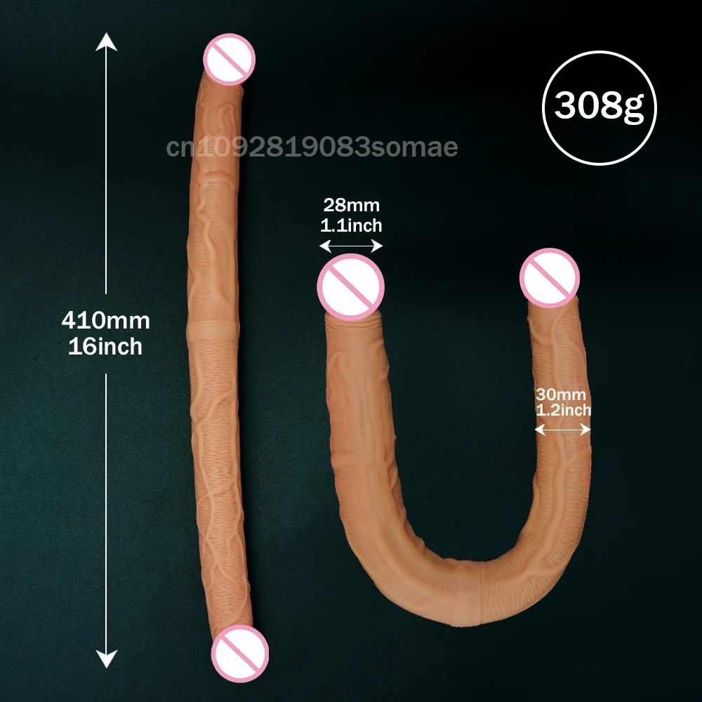 Realistischer Flexibler Doppelseitiger Dildo Für Analspiel_voghion.com
