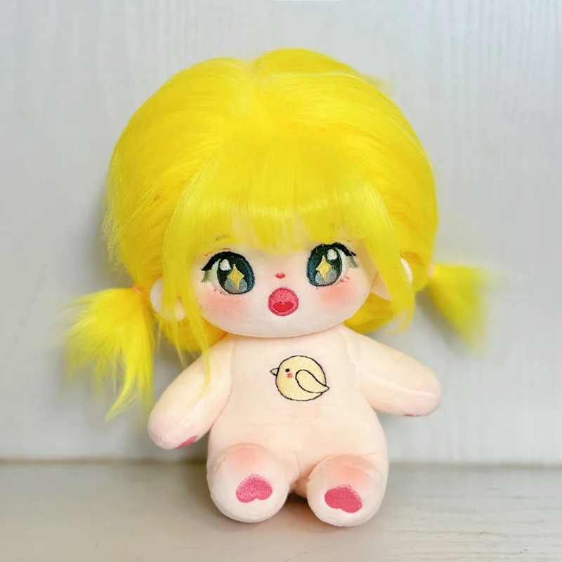 Muñeca IDol de algodón para niños y niñas, muñeco de peluche Kawaii de 20cm, sin atributos, colección de Fans, regalos
