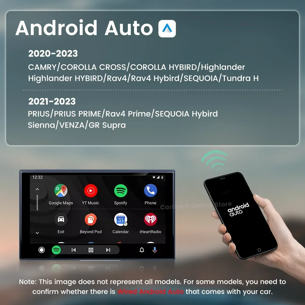 Modulo Apple CarPlay wireless e android auto wireless per Toyota CHR 2 Modulo Apple CarPlay wireless e android auto wireless per Toyota CHR 2