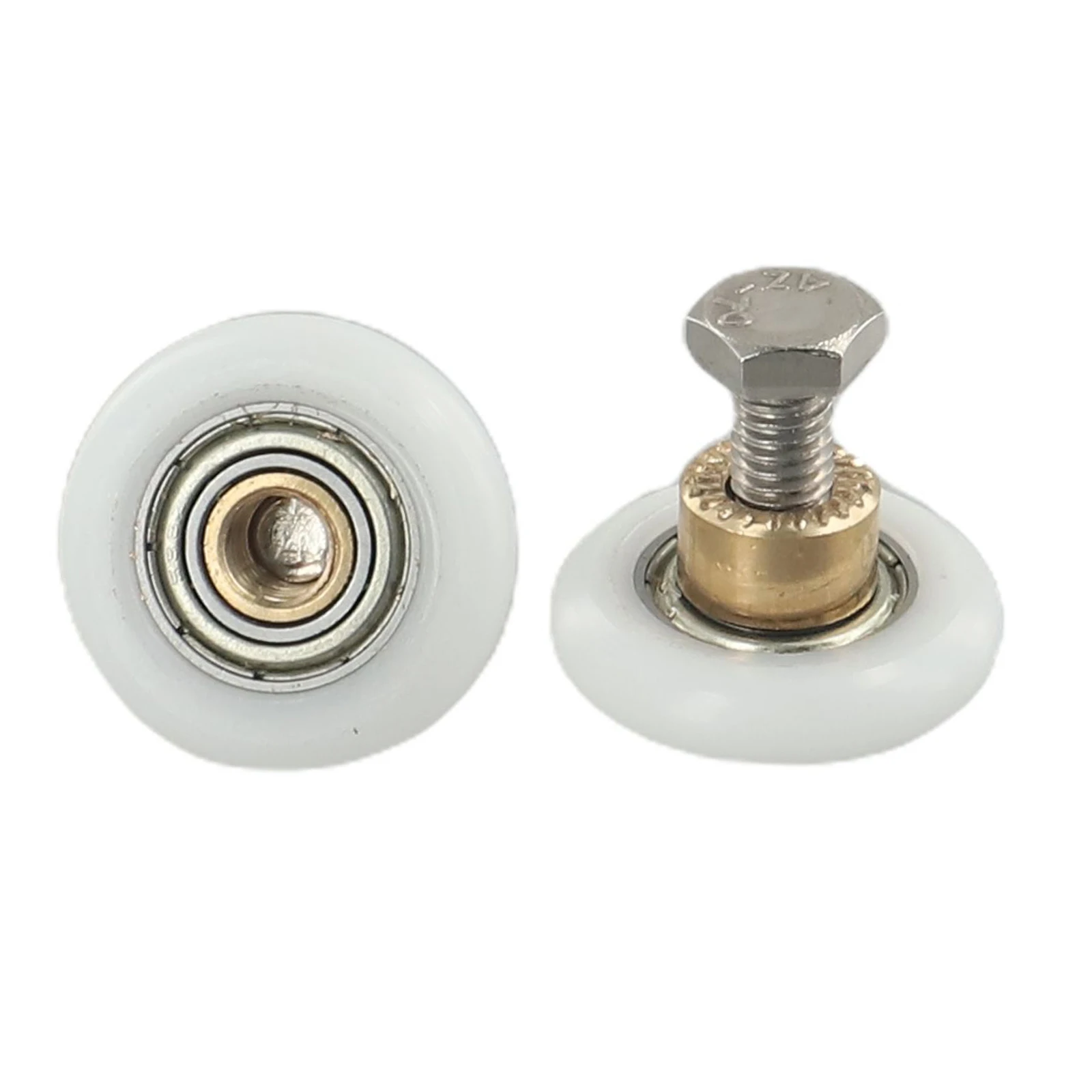 Shower Door Rollers Pulley 2pcs Bathroom Sliding Glass Door Wheels 19mm 23mm 25mm 27mm