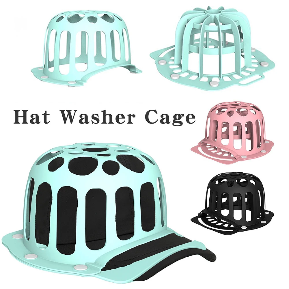 Hat Washer Cage Baseball Cap Washer Frame Silicone Cap Washing Frame Hat Washing Holder for Machine