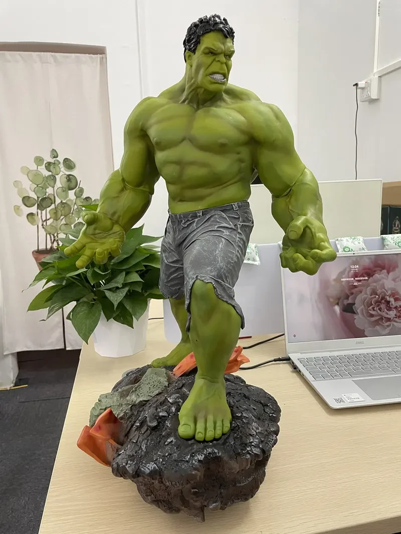 

Large Size 1/4 60cm Superhero Green giant Green man Thanos figure Resin Statue Collection model Home Decoration gift