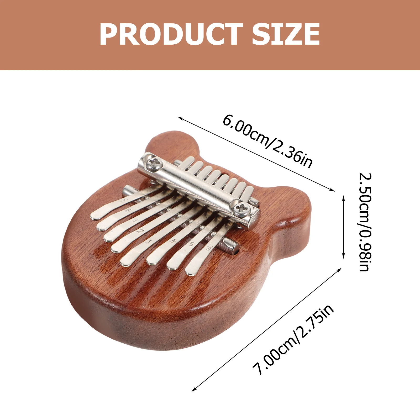 Mini Thumb Piano Adorable Finger Instrument Accessory Interesting Portable Small Musics Supply Toys