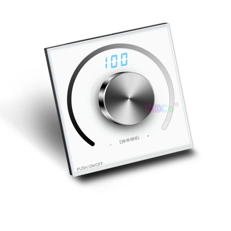 Manopola Del Pannello Dc 12V 24V Dimmer Monocolore Regolare L'Interruttore Di Luminosità Dimmer Controller Led Per Cintura Luminosa A Strisce Led Mono