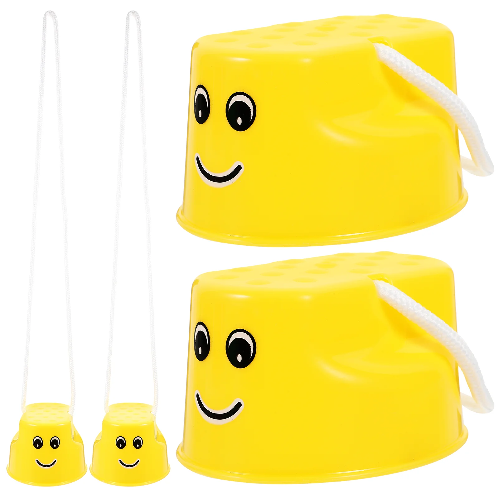 

4 Pcs Balance Training Equipment Toys for Toddler Walking Puzzle Children Stilts Plastic Interactive Stepper Parent-child Kids