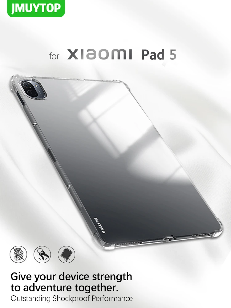 Soft TPU For XiaoMi Pad 5 Pro case clear back cover for MiPad 5