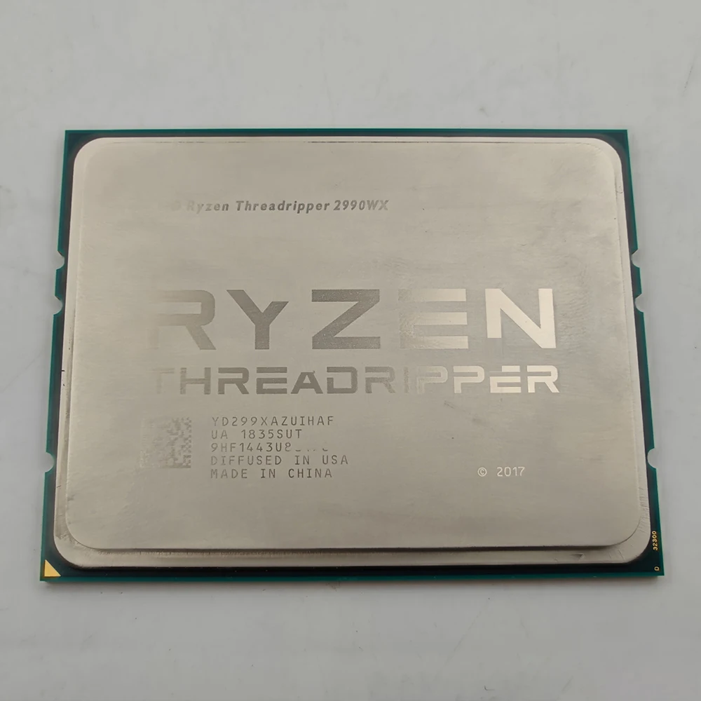 For AMD Ryzen Threadripper 2990WX CPU 32C 64T 3.0GHz 12nm L3=64MB Socket sTR4 TDP250W Processor High Quality