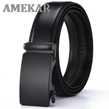 

2021 Genuine Leather Belts For Men Automatic Male Belts Cummerbunds Leather Belt Men dropshipping Black Belts cinturon hombre