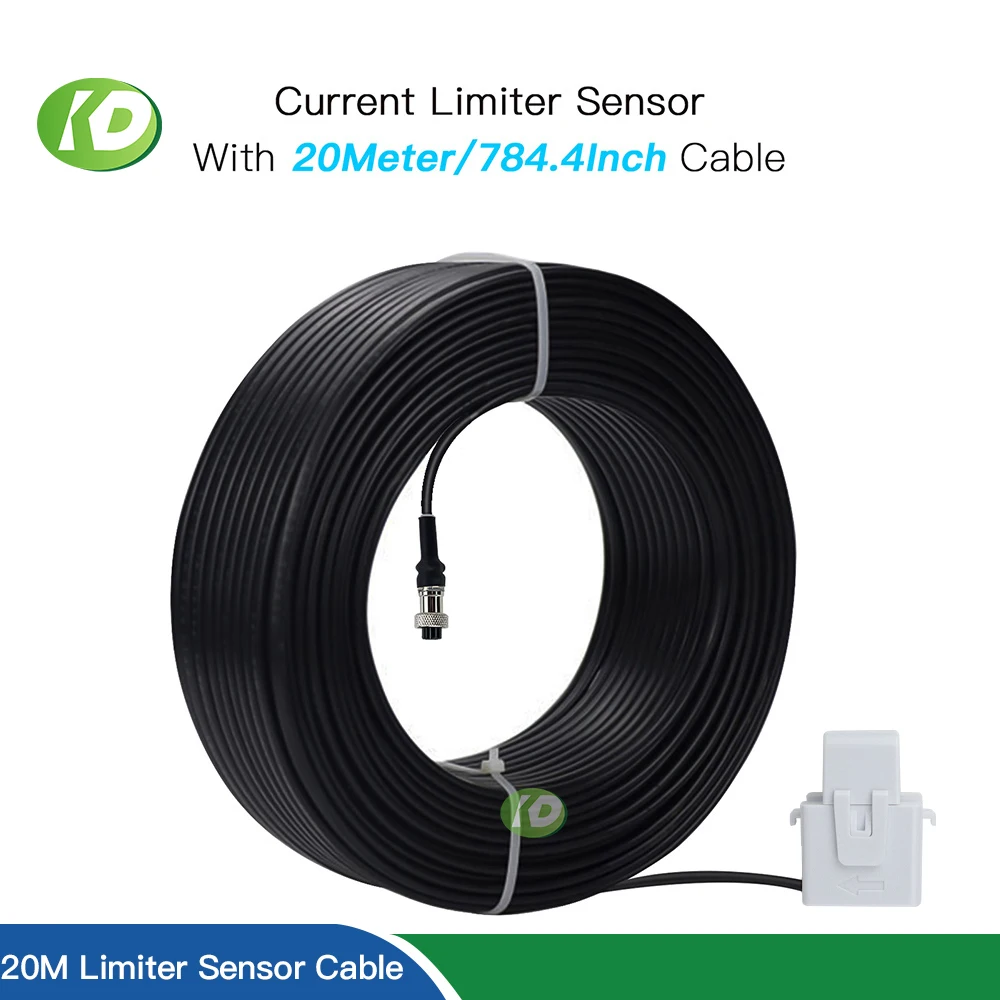 

20M Length Limiter Sensor Cable For SUN-1000G SUN-2000G 1000W 2000W G2 Solar Wind Power On Grid Tie Inverter
