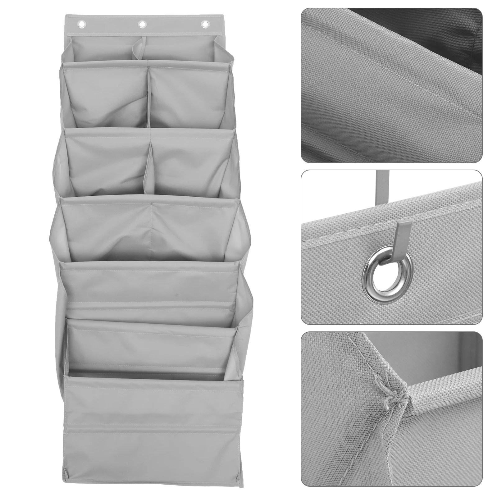 

Pocket Organizer Pouch Storage Bag behind The Door Hanging Bags Wall Back Simple Accessories