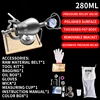 Hand Popcorn Machine Open Firing Popcorn Puffing Machine Stainless Steel Mini Popper Small Manual Popcorn Maker Open Firing 2