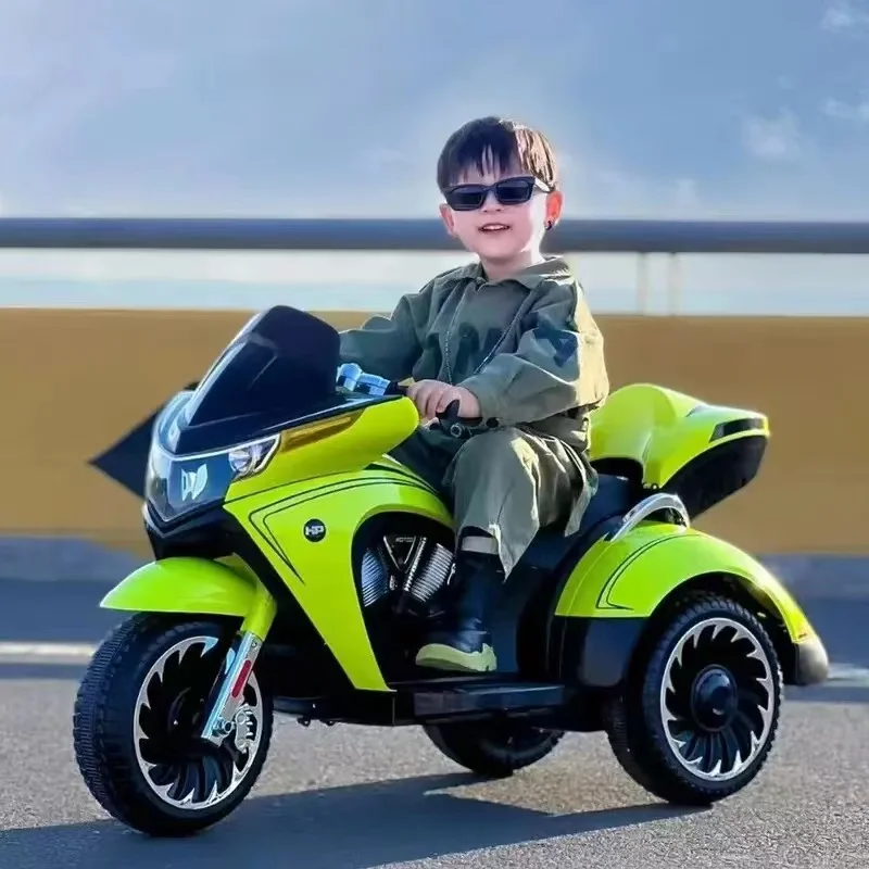 子供用電動バイク,ダブル三輪車,trueキー,3〜12歳,50kg - AliExpress