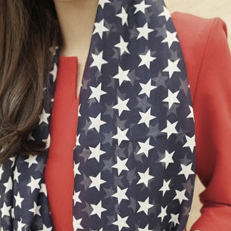 Рисунок 4 - Новый стильный модный шарф с флагом США