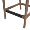 Panama 26.5" Curved Back Cane Rattan Counter Stool, Set of 2, Ivory White Boucle 6