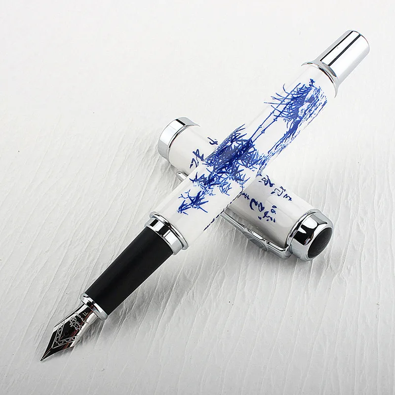 Jinhao 950 Simple Style Calligraphy Ceramics  Fountain Pen Extra Fine 0.38mm/F 0.5mm Nib Office School Supplies Stationery