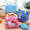Children Hello Kitty Lunch Box Bag Disney Cartoon Stitch Thermal Insulation Bag Waterproof Food Storage Handbag 3