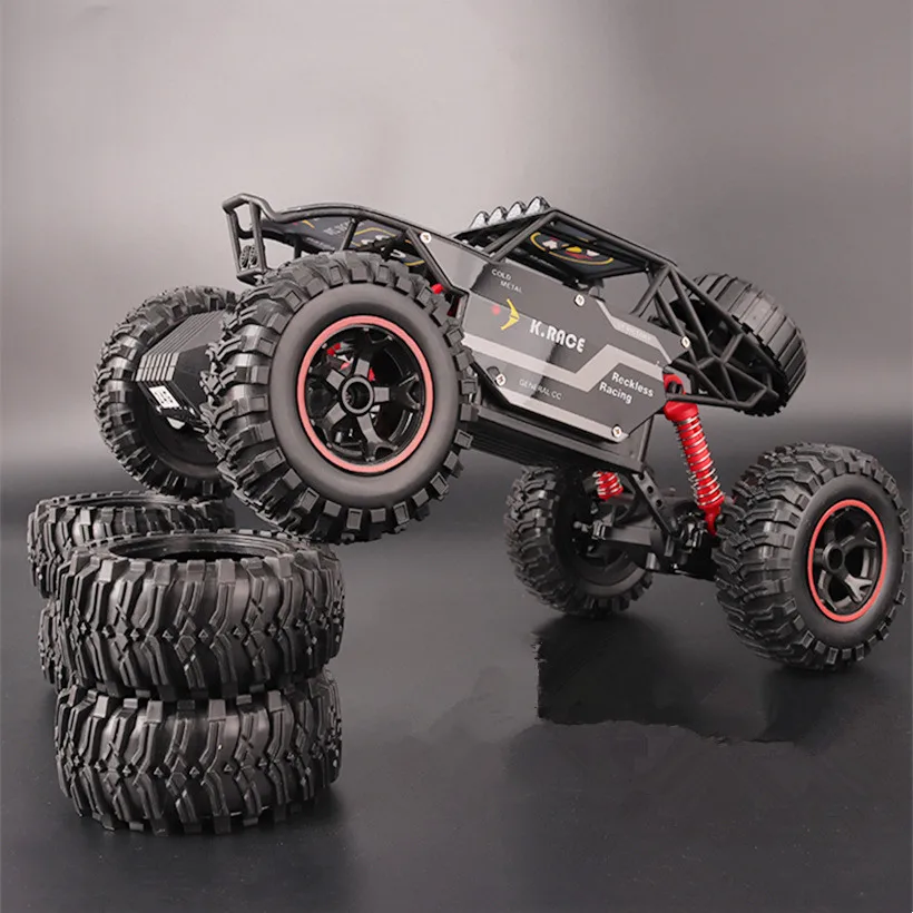 

4WD off-road alloy remote control car, 2.4G high-quality high-speed RC car, children's Christmas gifts, boys' toy car wholesale