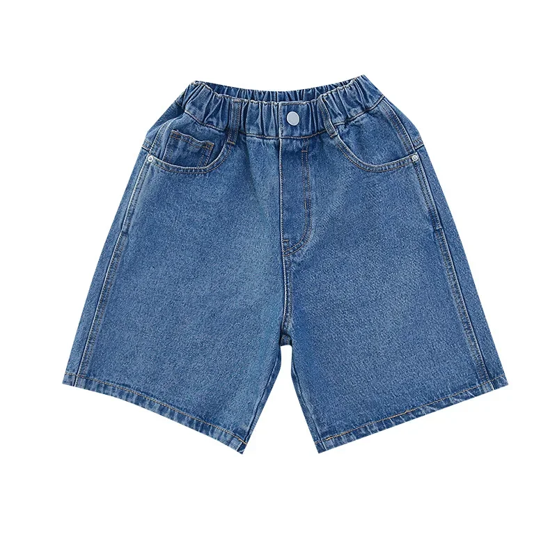 Denim Pants Girls Teen Pants Denim Shorts Summer Thin Loose Children Kids & Capris