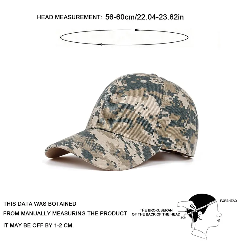 Unisex Light Plate Army Camouflage Baseball Caps Spring and Autumn Outdoor Adjustable Casual Sunscreen Hat baseball caps sun hats