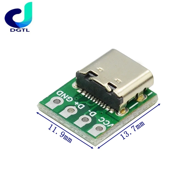 USB3.1 16P 2.54 고전류 전력 변환 보드는 TYPE-C 마더베이스 테스트 보드 양면에 삽입됩니다.