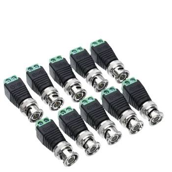 2/5/10PCS Connettori CCTV BNC per telecamera AHD Telecamera CVI Telecamera TVI Telecamera CCTV Cavi coassiali/Cat5/Cat6