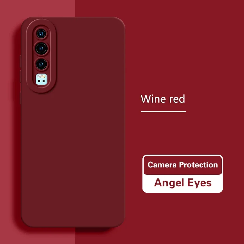 Angel Eyes Soft Liquid Silicone Phone Case - Solid Basic Design