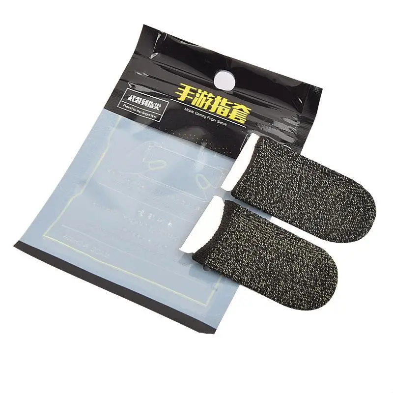 2pcs Game Finger Gloves for Free Fire L1 R1 Breathable Mobile Game Controller Finger Sleeve Touch Trigger for PUBG Anti-Slip
