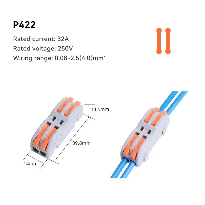 1/5/10 PCS 1 in Multiple Out Fast Electrical Connectors Universal Compact Splitter Wiring Cable Connector Push-in Terminal Block - Image 20