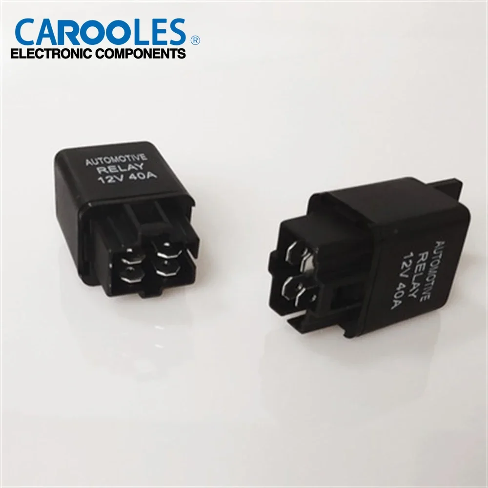 

1pcs 12VDC 24VDC 40A Headlight Relay Air Conditioning Relay Plastic Back Car Relay