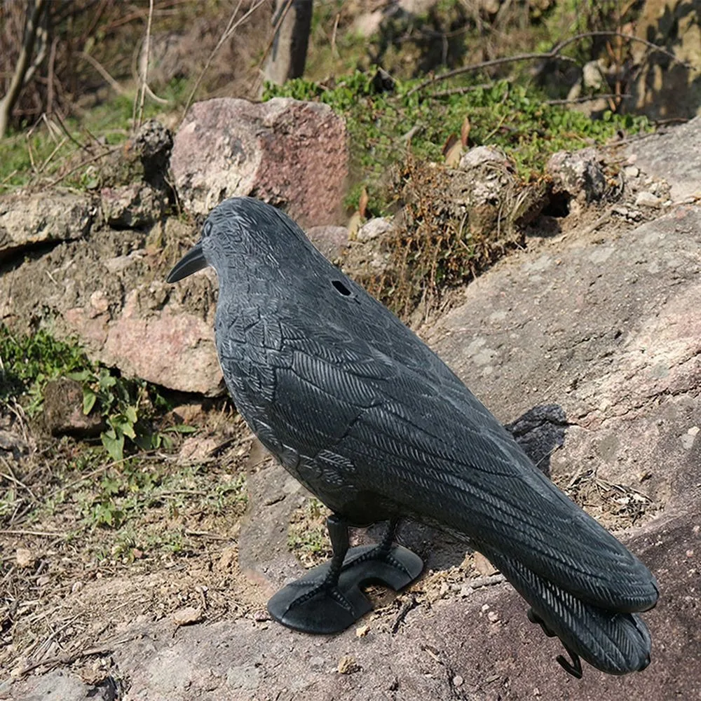 bird repellent decoy garden statue Pigeon Scarer Life Size Decoy Crow Pest Control Repellent Deterrent Scarecrow