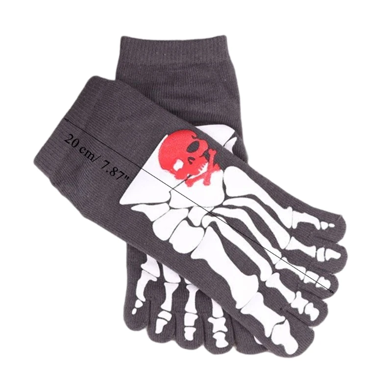 

1 пара, мужские готические короткие носки M2EA с принтом черепа