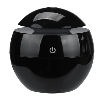 Portable Air Humidifier Ultrasonic USB Aroma Diffuser LED Night Light Electric Essential Oil Diffuser Aromatherapy Black 1