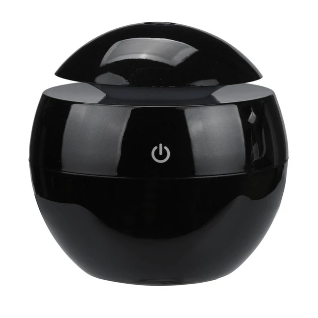 Portable Air Humidifier Ultrasonic USB Aroma Diffuser LED Night Light Electric Essential Oil Diffuser Aromatherapy Black 1