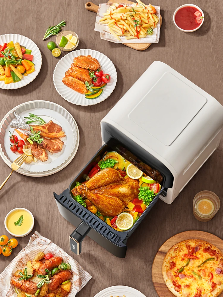 Supor Visual Air Fryer Intelligent Multifunctional Deep Frying Pan 5L Large Capacity Home New Air Fryers Kitchen Appliances 4