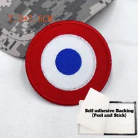 Вышитая нашивка на липучке с вышивкой французских ВВС, пришить военный значок с вышивкой — изображение 5