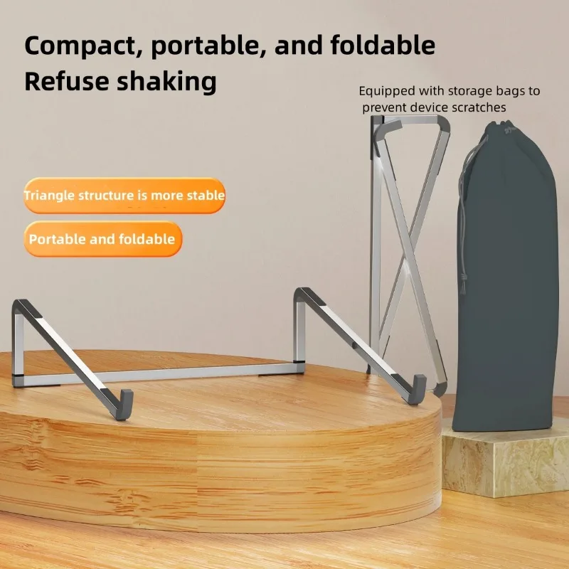 Laptop stand folding adjustable aluminum computer Pc tablet stand notebook holder heat dissipation