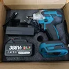 18V 2 In 1 Brushless Cordless Electric Impact Wrench 1/2Inch Power Tools 15000Amh Li Battery LED light Adapt To Makita Battery 6
