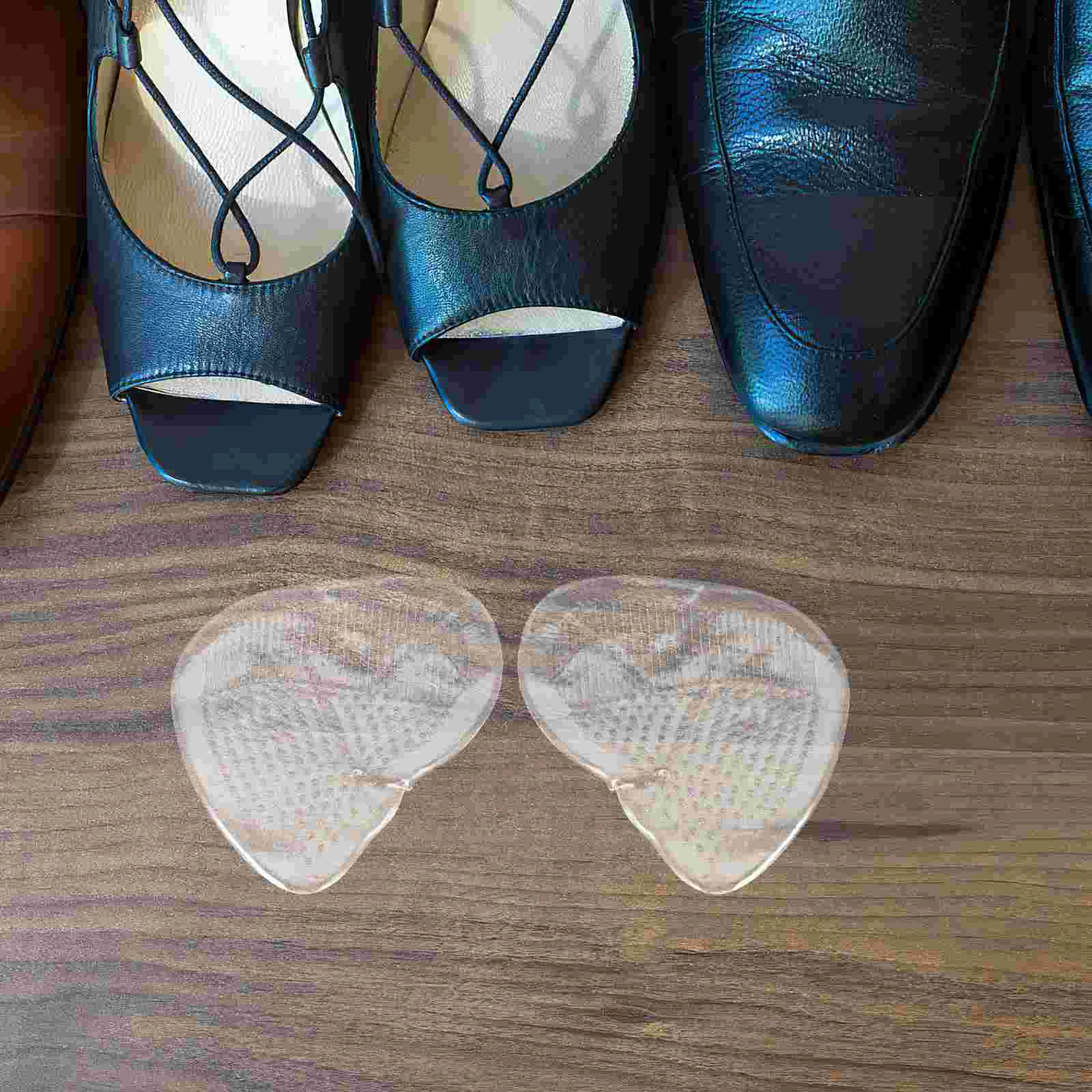 

10 Pairs Heel Pads for High Heels Convenient Forefoot Metatarsal Women Silica Gel Shoe Inserts Miss