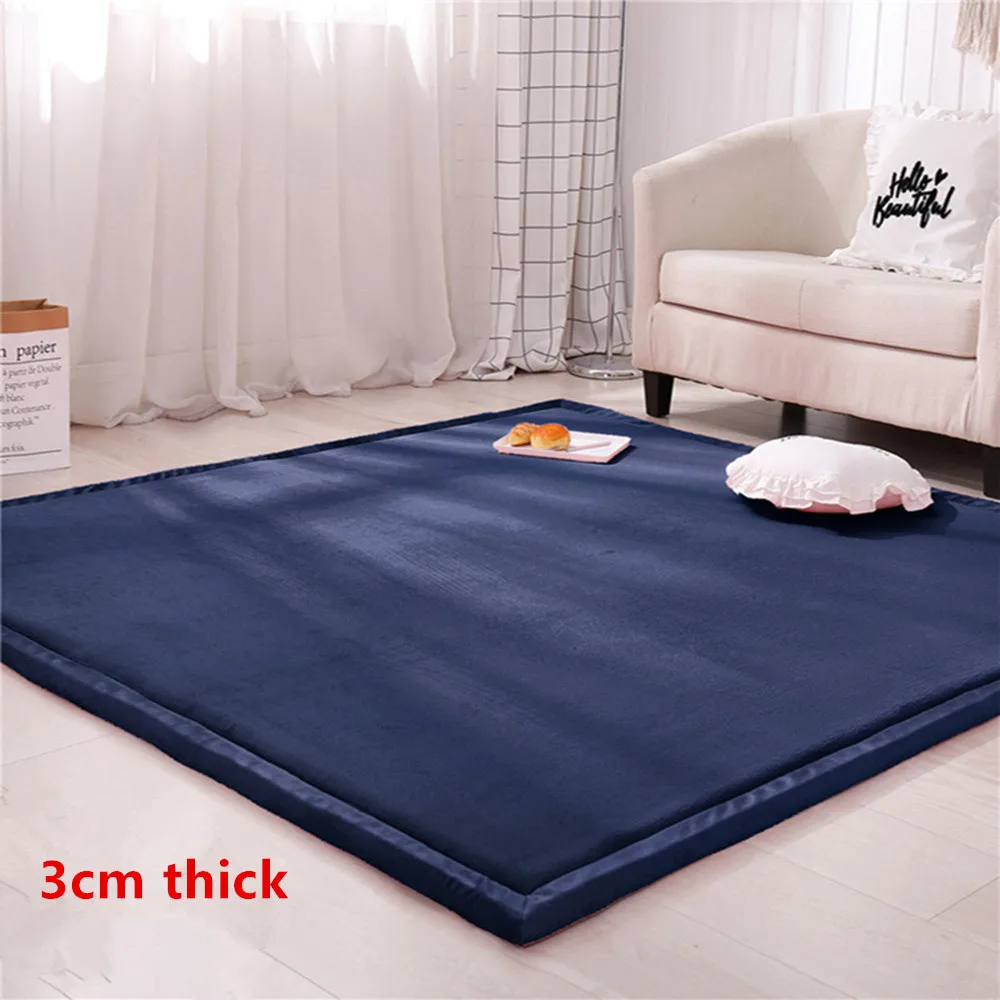 3cm Thickened Japanese Style Tatami Carpets Children Play Area Rugs Non-slip Kids Bedroom Crawling Floor Mat Baby Thick Tapetes 3