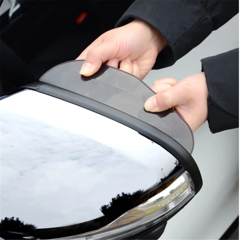 

2Pcs car Mirror Rain Shield Shade Cover for Hyundai Solaris SantaFe Veracruz Mistra ix35 iX45 iX25 i20 i30 Sonata,Verna