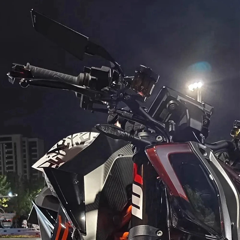 Trident660 용 후면 사이드 뷰 미러, Trident 660 TRIDENT660 2020-2023 오토바이 액세서리, 블랙