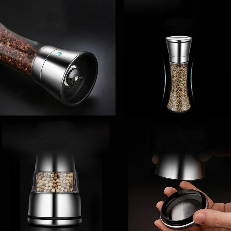 Salt and Pepper Mill Wood Pepper Shakers with Strong Adjustable Ceramic Grinder with spare Ceramic Rotor kitchen Cooking Tools salt and pepper grinder,pepper grinder