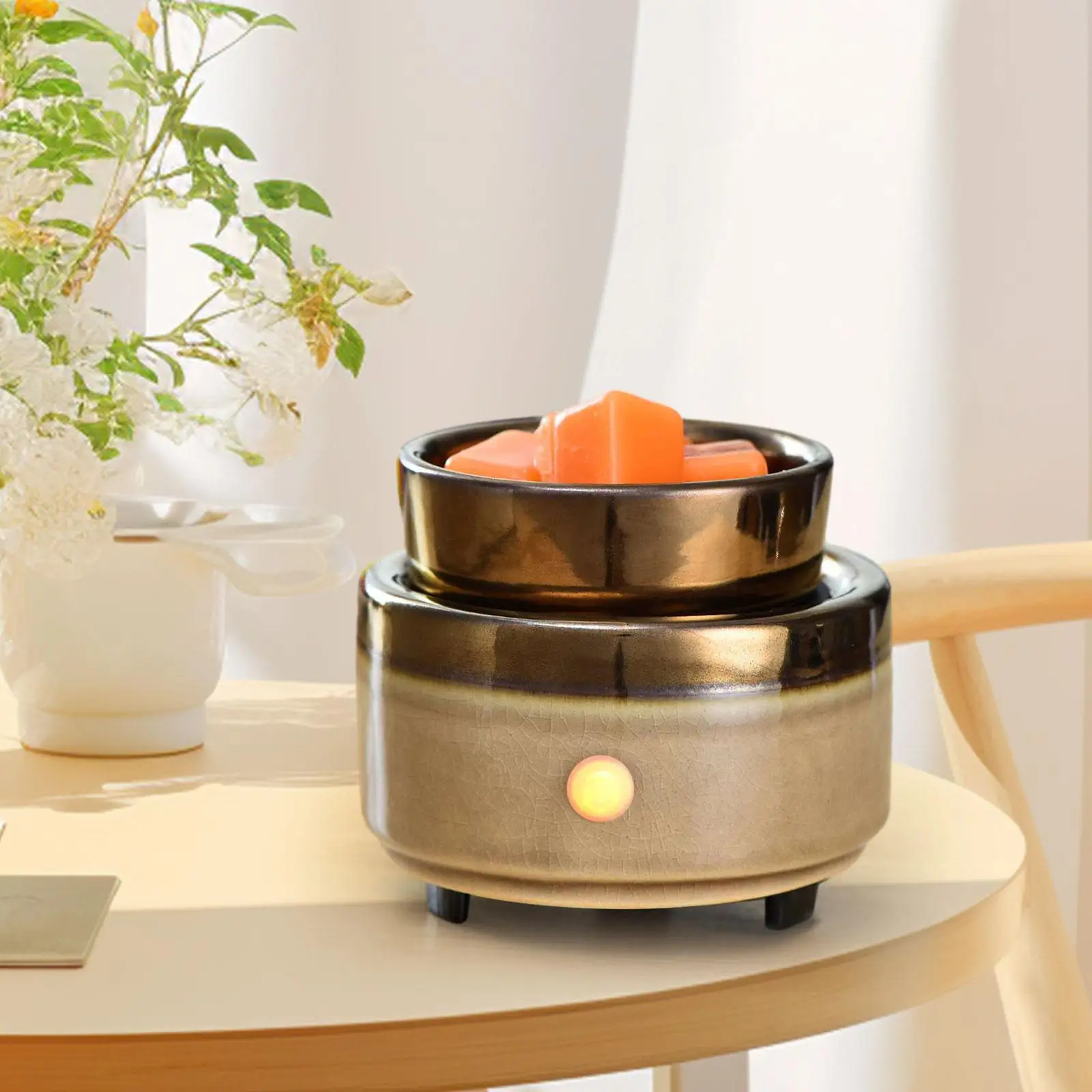 Electric Wax Melt Warmer Scented Candle Warmer Heating Plate Ceramic Wax Burner Candle Wax Melter