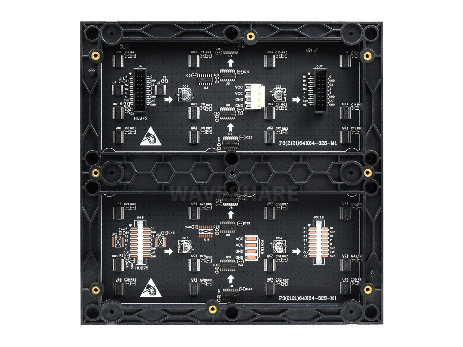 RGB-Matrix-P3-64x64,RGB Ǯ ÷ LED Ʈ г, 3mm ġ, 64  64 ȼ,   ,  RPi  Arduino...