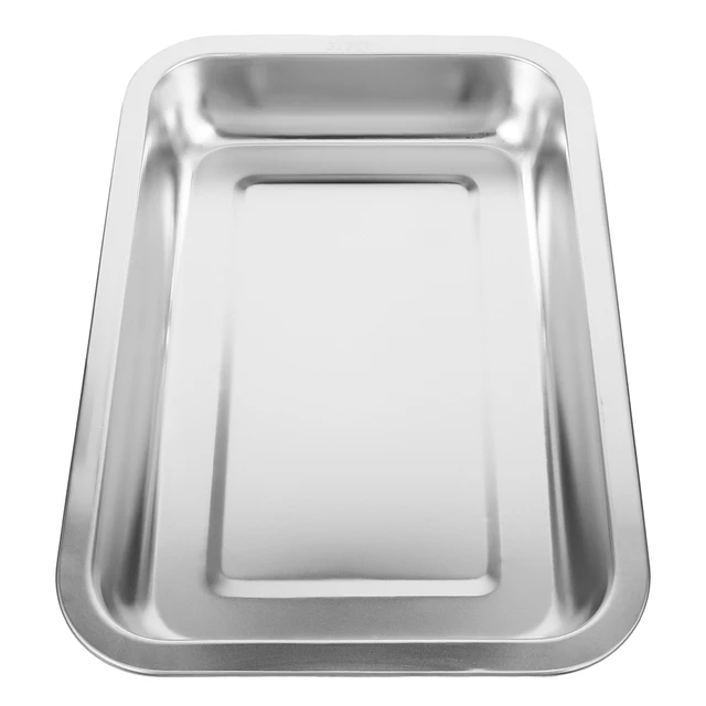 Large Stainless Steel Cat Litter Box Sturdy Non-Slip Pet Toilet for Indoor Cats Easy to Clean Kitten Litter Pan Household Use 5